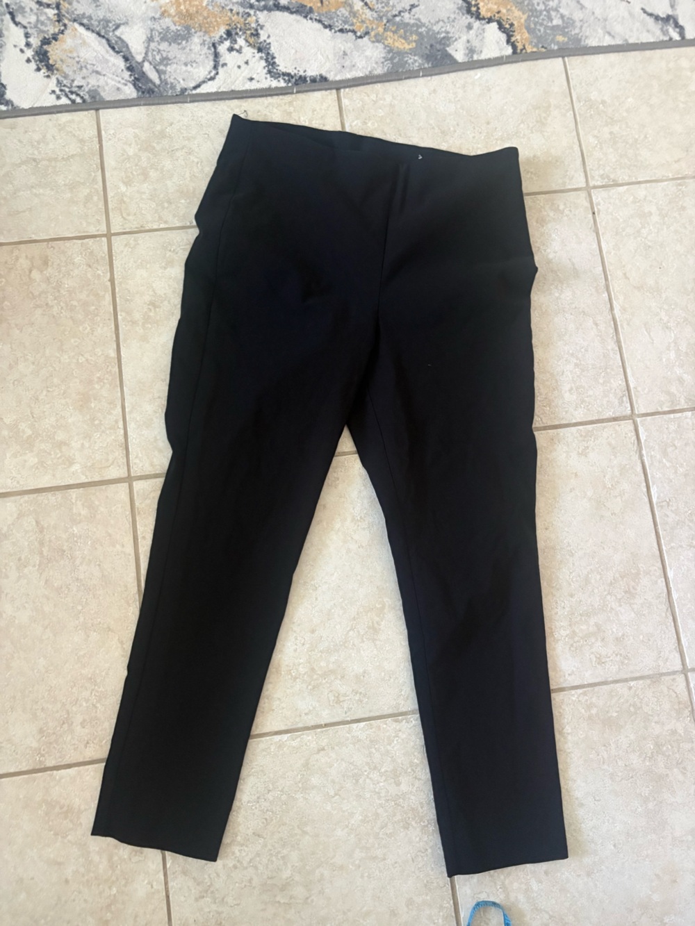 Chico's Black Straight-Leg Ponte Pants